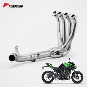 Sistema de Escape para Motocicleta Forsound, <span class=keywords><strong>Precio</strong></span> de Fábrica al por Mayor, Acero Inoxidable, Tubo de Conexión Central y Delantero, Juego Completo para Kawasaki <span class=keywords><strong>Z900</strong></span> - Product Image 6