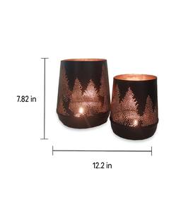 Black & Gold Metal <b>Candle</b> Holder Sheet Iron Scented <b>Candle</b> Display Jar Anti Slip Display Accent <b>Lantern</b> <b>Candles</b> Stand Christmas - Product Image 6