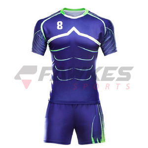 Venta al por mayor sublimación impreso Rugby uniforme conjunto ajustable transpirable deporte desgaste Rugby uniforme - Product Image 1