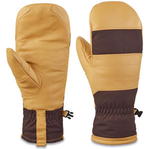 Offre Spéciale cuir de vachette imperméable coupe-vent Snowboard et alpiniste gants de Ski d'hiver mitaines pour hommes et femmes gants chauffants - Product Image 1