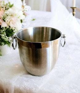 Cubo de hielo duradero de acero inoxidable, bañera de bebida de metal de presentación elegante para un rendimiento duradero para ocasiones especiales - Product Image 3