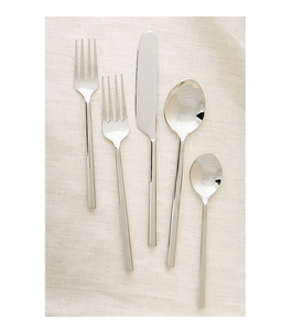 ชุดเครื่องใช้บนโต๊ะอาหารสแตนเลสด้ามยาวดีไซน์ดีที่สุดสำหรับอาหารค่ำของโรงแรมช้อนมิเรอร์ทำจากเหล็กหรูหรา - Product Image 1