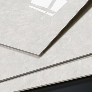 Carreau de porcelaine durable de 800x800mm avec la texture en pierre polie esthétique de marbre gris pour le plancher et le mur - Product Image 3