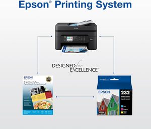 Cartouche d'encre EPSON 232 Claria Ink noire haute capacité et couleur standard Pack combiné T232XL-BCS fonctionne avec WorkForce WF-2930, WF-2950 - Product Image 2