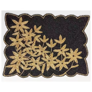 Handmade Beadead <b>Placemats</b> <b>Table</b> <b>Runner</b> Embroidered <b>Placemat</b> 16x14 Inch Floral Theme <b>Placemat</b> in Budget-Friendly Price Beadead - Product Image 4