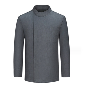 Uniformes de Chef, Chaqueta, Camisa, Tops Tejidos, Uniforme de Poliéster para Restaurante, Uniformes de Hotel, Chaqueta y Pantalón de Trabajo para Chef - Product Image 2