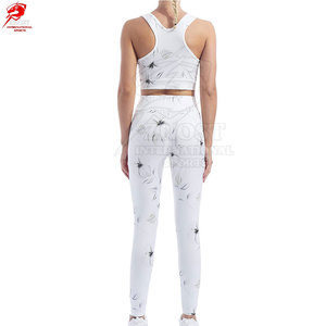 Nuevo conjunto de yoga para mujer, de material duradero y cómodo, para diseño personalizado de ropa deportiva para entrenamiento. - Product Image 2