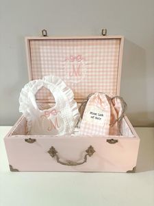 Light Blue Metal <b>Storage</b> Trunk Set Vintage <b>Lockable</b> Organizer Boxes for Closet <b>Cabinet</b> Bathroom Bedroom - Product Image 2