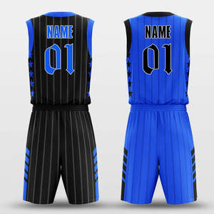 Conjunto de Uniforme de Baloncesto Transpirable Personalizado de Talla Grande, Camisetas y Pantalones Cortos Sublimados al por Mayor, Servicio OEM, 100% Poliéster - Product Image 2