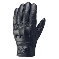 Guantes de cuero para carreras de motos, guantes cortos para montar en moto para hombre, guantes de mano para Motocross Cross Country con pantalla táctil para hombre
