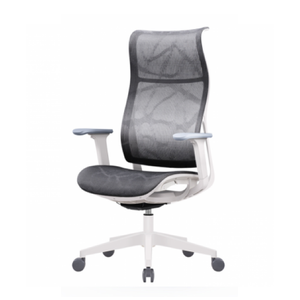 CHAISE ERGONOMIQUE E3 Moderne avec appui-tête réglable pour la maison, le bureau, l'atelier, la chambre, l'école, l'hôpital, le salon, en tissu et aluminium - Product Image 1