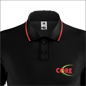 Polo de alta calidad con logotipo personalizado, Camiseta con cuello y botones de punto 100% de algodón - Product Image 5