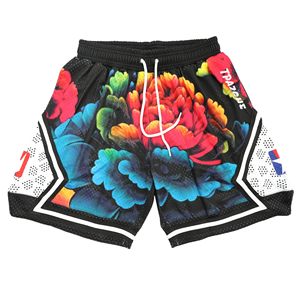 Short de basketball Performance pour homme Short de gym rétro à doublure en maille évacuant l'humidité avec cordon de serrage et poche pour téléphone - Product Image 2
