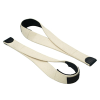Sangles de poignet en coton en forme de V pour la musculation, rembourrées pour la musculation, le powerlifting, la musculation en salle de sport et le cross-training