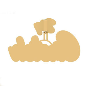 Elegante colgante de moissanita de plata Charm E Color corte brillante VVS2 Premium alta calidad al por mayor Hip Hop chapado en oro Unisex - Product Image 5