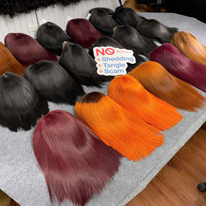 Top vente 100% vietnamien os droite perruque dentelle fermeture avant Extensions de cheveux qualité supérieure prix de gros - Product Image 4