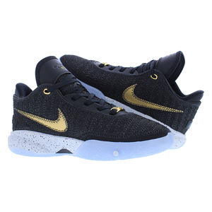 Zapatos Nike Lebron XX GS para niños Color: Negro/Dorado Metálico/Blanco 100% auténtico - Product Image 4