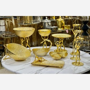 Bol à nourriture en métal de haute qualité personnalisable pour la maison, le dîner, le mariage et les événements Resorts Party Tableware - Product Image 2