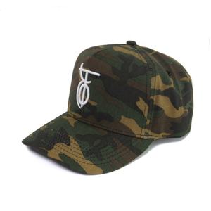 Casquette de baseball personnalisée en coton à 5 panneaux avec broderie 3D Casquette de performance sportive en plein air avec design hip-hop camouflage Casquette à la mode - Product Image 1