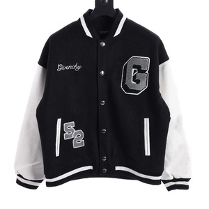 Veste Streetwear de baseball et de moto en toile de cuir véritable pour hommes-Imperméable - Product Image 1