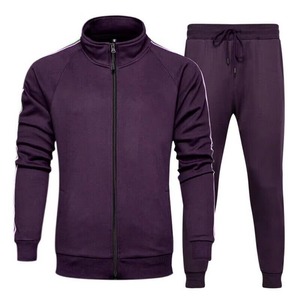 Survêtement décontracté en coton à capuche d'hiver avec logo personnalisé, patchs, vestes zippées pour hommes, survêtements de sport, jogging - Product Image 5