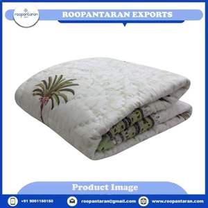 Venta caliente edredón de bebé de algodón orgánico hecho a mano en estilo indio para niños pequeños directo de puntos de venta de fábrica - Product Image 2