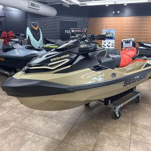2025 Sea Doos R X T -X 325 Metallic Tan/Lava Red Fiber Glass J e t S k i Bo at con motor de 2 tiempos Aplicación automática - Product Image 1
