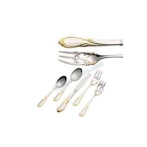 Beaucoup d'autres design en métal royal design unique élégant couverts plaqués argent ensemble de couverts de cuisine de luxe cuillère fourchette - Product Image 1