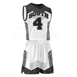 Matériel de polyester Uniforme de basket-ball de haute qualité Uniforme de basket-ball de sports de plein air personnalisé - Product Image 4