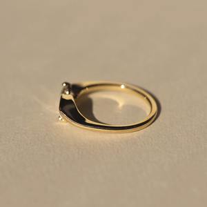 Anillo de compromiso de moissanita de 0,75 quilates al por mayor corte brillante redondo VVS2 E Color plateado MOQ 1 - Product Image 5