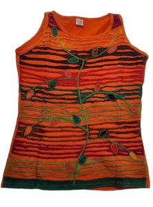 เสื้อยืดถักสำหรับผู้หญิงจากอินเดียเสื้อยืดขนาดพิเศษ - Product Image 3