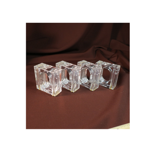Wholesale Acrylic Napkin Rings with <b>Vase</b> <b>clear</b> bar Napkin Holder Round Shape and Unique Design Piece - Product Image 2