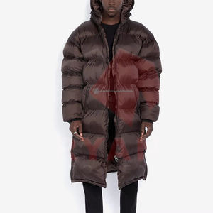 High Quality Long Puffer Jackets For Men Adults And Kids Customized <b>Colour</b> Design And Printing Plus Size - Product Image 1