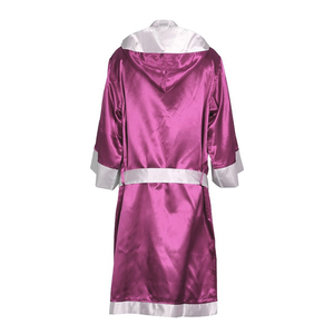 Bata de boxeo de buena calidad, bata de boxeo de artes marciales, bata de satén con capucha, bata de anillo, bata de boxeo para niños y adultos jóvenes - Product Image 2