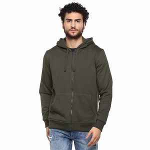 Drop shoulder zip up hoodie <b>for</b> <b>men</b> and women oversized streetwear style hooded <b>jacket</b> with custom logo option - Product Image 6