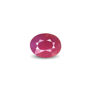 Piedra Preciosa Suelta de Rubí Natural Facetado de 6.76 Quilates, Corte Esmeralda, Mineral Rojo/Marrón de Alta Calidad para Joyería, Tratado Térmicamente - Product Image 1