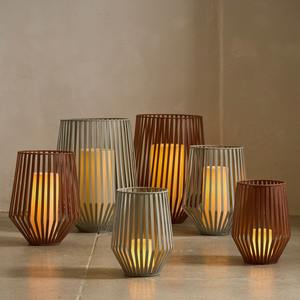 Lanterne décorative, décoration de lanterne moderne, bougeoir en fer, lanterne en métal avec bougie, lanterne de jardin, lanterne d'intérieur et d'extérieur - Product Image 4