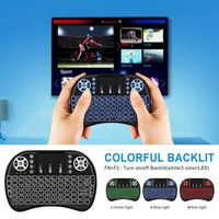 Mini Teclado retroiluminado de mano inalámbrico 2,4G al por mayor para PC Android Tv Box