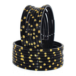 Wholesale 2025 New Style Luxury Fashion Glass <b>Bangles</b> <b>Sets</b> Customized Handcrafted Women Glass Churiyan <b>Sets</b> - Product Image 1