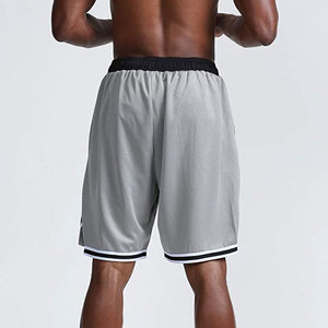 Pantalones cortos informales de lana de algodón 100% de alta calidad para hombre con patrón sólido, parche bordado de serigrafía personalizado, Etiqueta Privada - Product Image 2