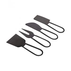 Ensemble de trancheurs à fromage en acier inoxydable argenté avec poignée ronde en spirale, trancheur à fromage mignon - Product Image 4