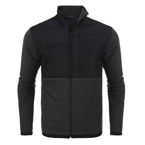 Sudadera con capucha personalizada y cremallera poliéster hombres moda traje conjunto al por mayor Zip Up Jogging gimnasio Sudadera con capucha - Product Image 1