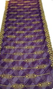 Hijab en mousseline pour femmes musulmanes, broderie florale en pierre, motif uni, respirant, doux pour la peau, chaud, de haute qualité, 20 couleurs - Product Image 5