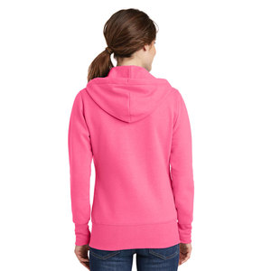 Azul cremallera completa deportes señoras sudaderas con capucha mujeres suave cálido gimnasio Fitness al aire libre sudadera térmica - Product Image 5