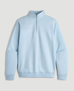 Pull à Capuche Zippé Demi-Col en Polaire 360g 100% Coton Écologique Personnalisé Respirant Uni Grande Taille pour Vente en Gros (ODM) - Product Image 5