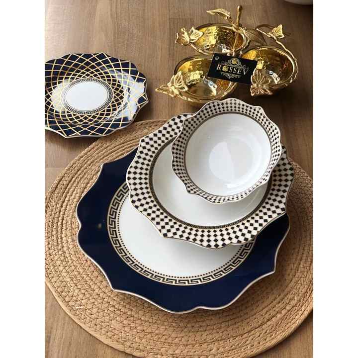 Dining Set Quadro 24 Pieces for 6 Persons