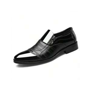 Men's formal dress <b>shoes</b> - soft flat-bottomed lace-up leather casual <b>shoes</b> - Product Image 6