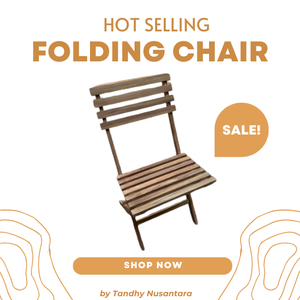 Chaise pliable à base d'eau en bois de teck chaise de jardin chaise d'extérieur pour meubles de bistrot et de restaurant - Product Image 6