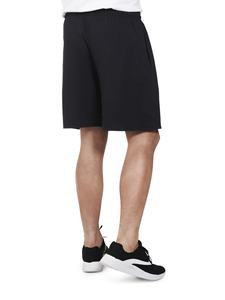 Black 100% Cotton <b>Shorts</b> <b>Men</b> Heavy Cotton Poly <b>Shorts</b> Solid Color Custom Logo Cotton Fleece <b>Shorts</b> for <b>Men</b> - Product Image 2