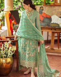 ชุดเดรสทำงานผู้หญิงคุณภาพเยี่ยมทันสมัย ปี 22025-2026  ผ้าฝ้ายซาลวาร์ คามีซ ล่าสุด สำหรับงานปาร์ตี้ 01272 - Product Image 2